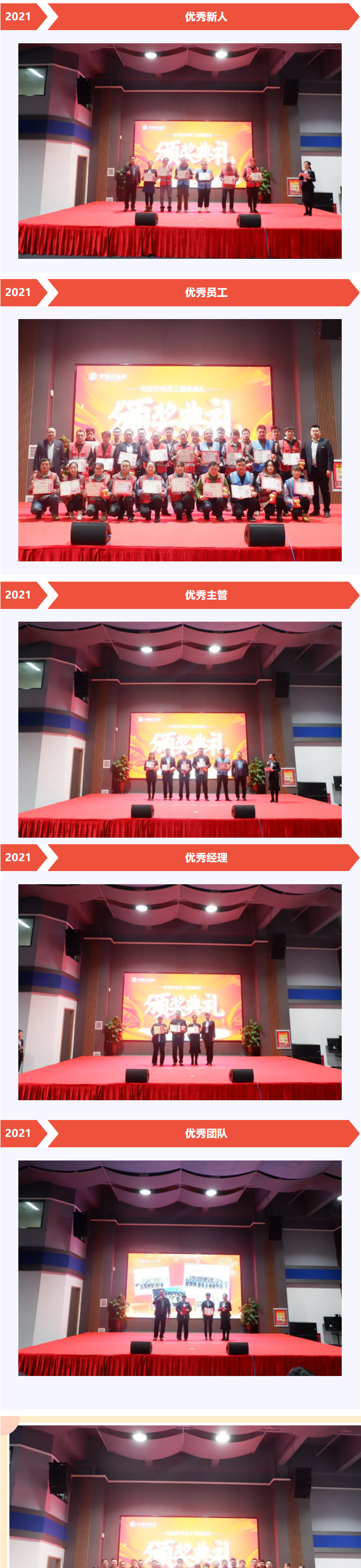w66国际·利来(中国)最给力的老牌物流年度优秀员工颁奖典礼